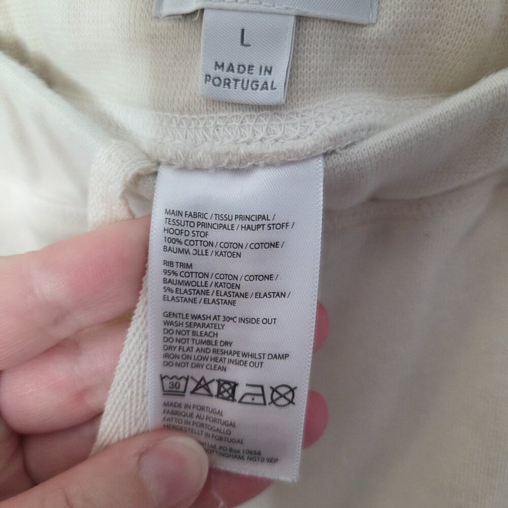 SUNSPEL Solid Cream Loopback Jogger Sweatpants - image 5